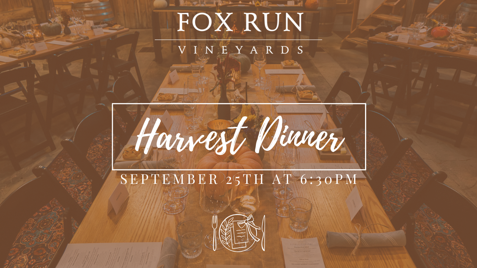 Harvest Dinner at Fox Run Vineyards 2026 Event